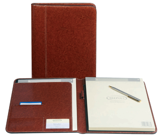 ALMADIH A5 leren agenda met ringmechanisme A5 schrijfblok van premium