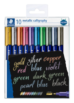 KALLIGRAFIEPEN STAEDTLER METALLIC ASS