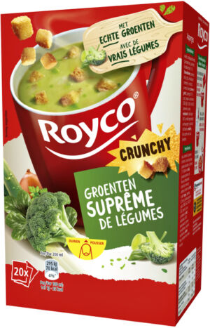 ROYCO SUPREME GROENTEN + KORSTJES (20 ZAKKEN)