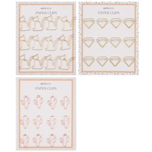 PAPERCLIPS KATTEN/CACTUS/DIAMOND