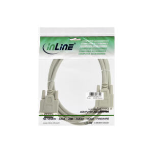 KABEL INLINE S VGA 15HD M-M 2 METER BEIGE EN GRIJS